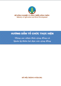 Hướng dẫn thực hiện Nâng cao nhận thức cộng đồng và Quản lý thiên tai dựa vào cộng đồng