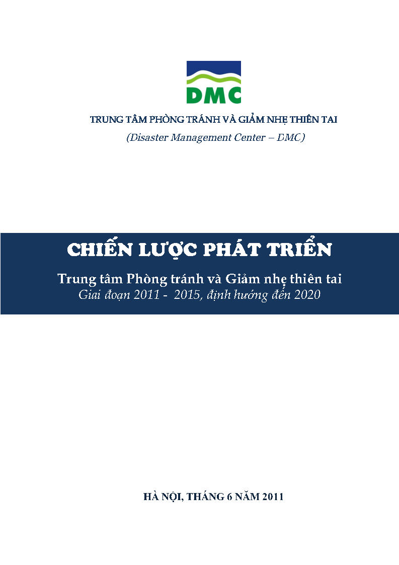 Chiến lược phát triển đến 2020 của Trung tâm phòng tránh và giảm nhẹ thiên tai