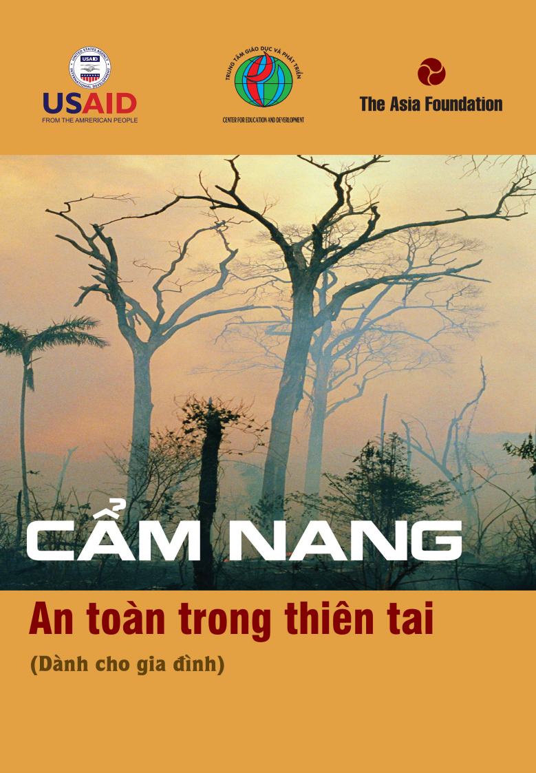 Cẩm nang - An toàn trong thiên tai dành cho hộ gia đình